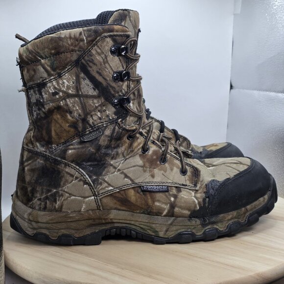 IRISH SETTER Red Wing Camo Hunting Boots 1836 - 800g - Waterproof - Men’s 10.5 - Picture 3 of 16